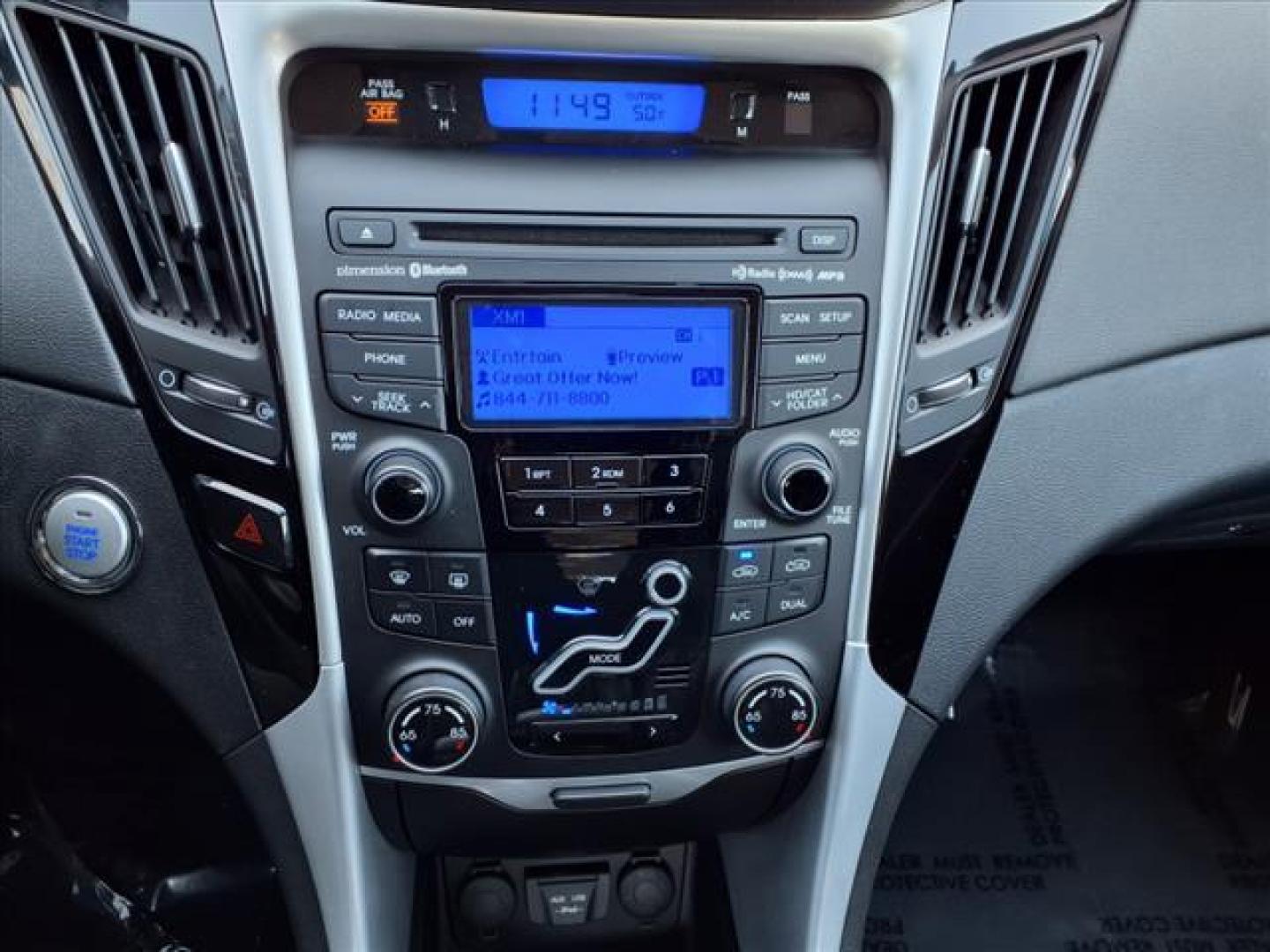 2012 Silver Hyundai SONATA Limited (5NPEC4AC8CH) with an 2.4L 2.4L I4 198hp 184ft. lbs. Fuel Injected engine, 6-Speed Shiftable Automatic transmission, located at 50 Eastern Blvd., Essex, MD, 21221, (410) 686-3444, 39.304367, -76.484947 - Photo#20