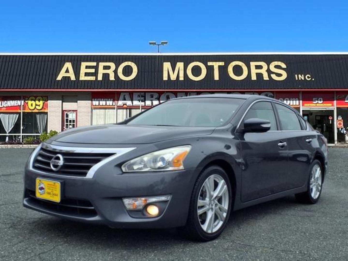 2013 Metallic Slate Nissan Altima 3.5 SL (1N4BL3AP8DN) with an 3.5L 6 Cylinder Sequential Fuel Injection engine, Automatic transmission, located at 50 Eastern Blvd., Essex, MD, 21221, (410) 686-3444, 39.304367, -76.484947 - Photo#0