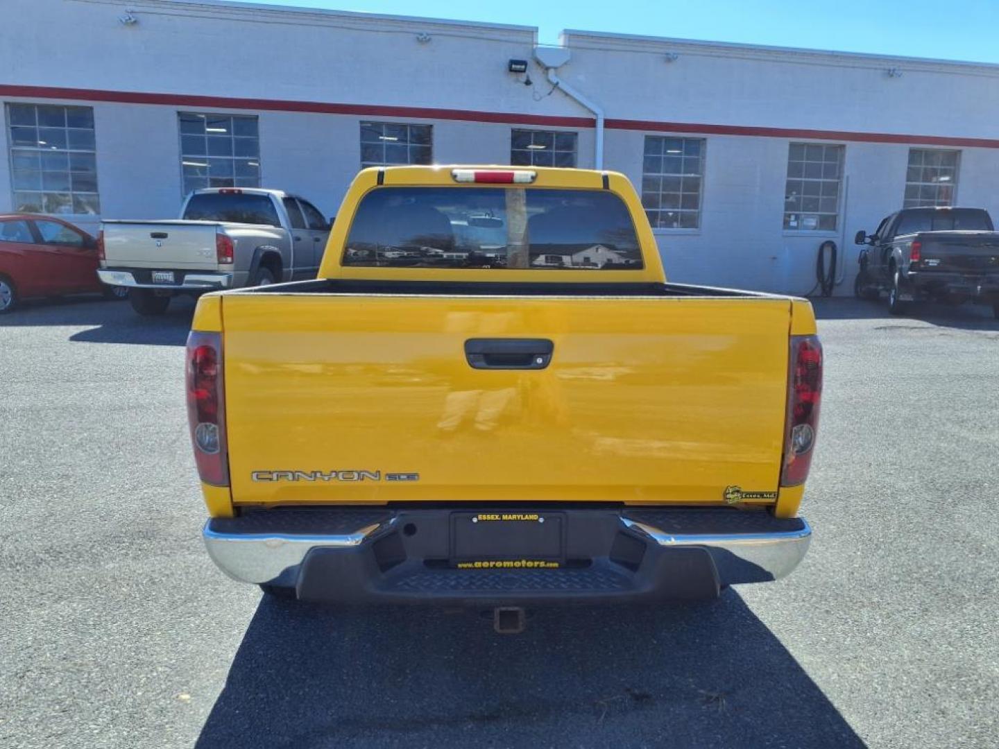 2005 Yellow GMC Canyon Z85 SLE (1GTDS136358) with an 3.5L 6 Cylinder Fuel Injected engine, 4-Speed Automatic transmission, located at 50 Eastern Blvd., Essex, MD, 21221, (410) 686-3444, 39.304367, -76.484947 - Photo#3