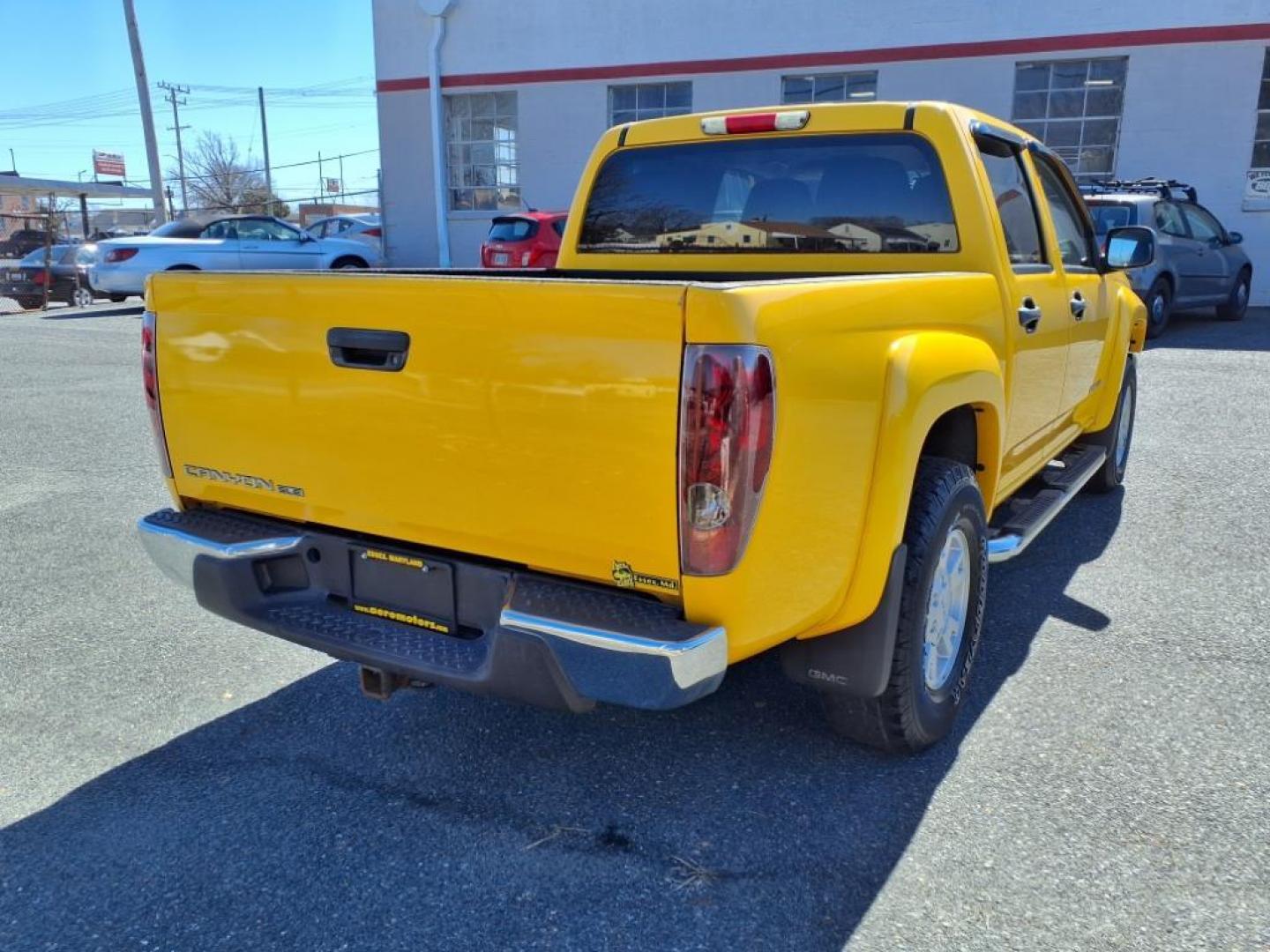 2005 Yellow GMC Canyon Z85 SLE (1GTDS136358) with an 3.5L 6 Cylinder Fuel Injected engine, 4-Speed Automatic transmission, located at 50 Eastern Blvd., Essex, MD, 21221, (410) 686-3444, 39.304367, -76.484947 - Photo#5