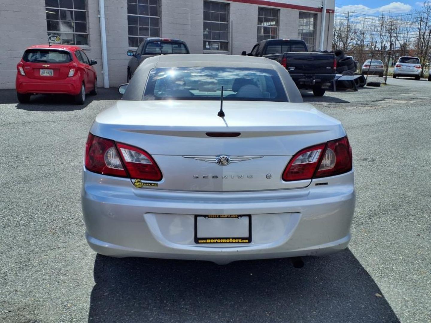 2008 Silver Chrysler Sebring 2DRCV (1C3LC55RX8N) with an 2.7L 6 Cylinder Sequential-Port F.I. engine, Automatic transmission, located at 50 Eastern Blvd., Essex, MD, 21221, (410) 686-3444, 39.304367, -76.484947 - Photo#3