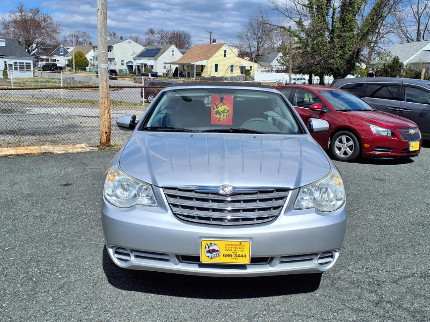 2008 Silver Chrysler Sebring 2DRCV (1C3LC55RX8N) with an 2.7L 6 Cylinder Sequential-Port F.I. engine, Automatic transmission, located at 50 Eastern Blvd., Essex, MD, 21221, (410) 686-3444, 39.304367, -76.484947 - Photo#7