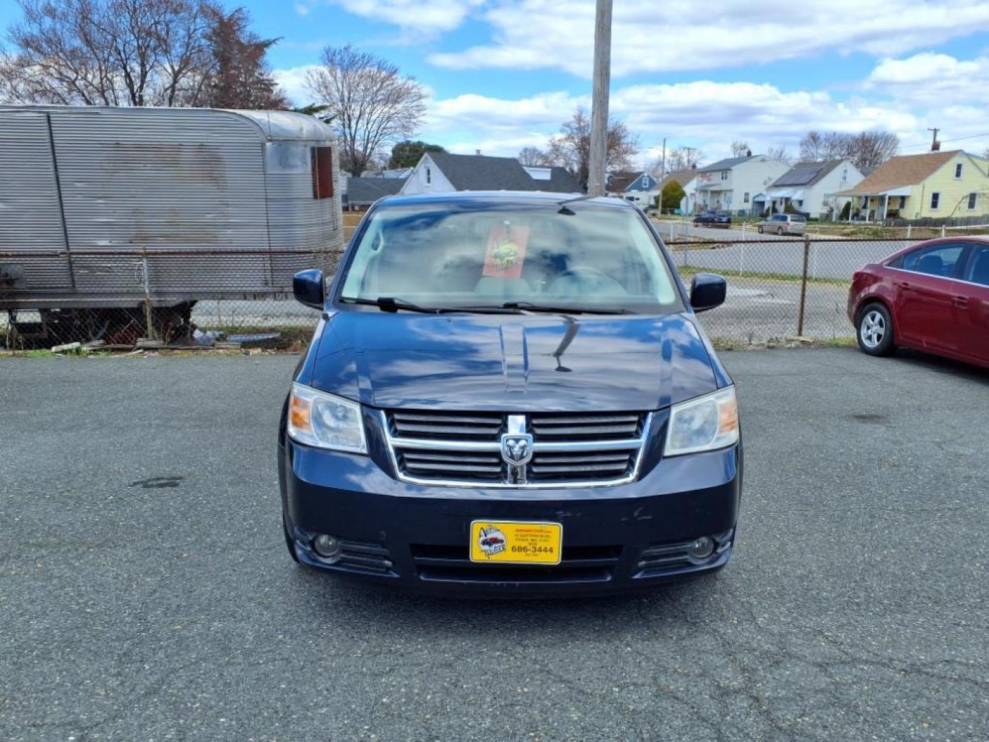 2008 Modern Blue Pearlcoat Dodge Grand Caravan SXT (1D8HN54P88B) with an 3.8L 6 Cylinder Sequential-Port F.I. engine, Automatic transmission, located at 50 Eastern Blvd., Essex, MD, 21221, (410) 686-3444, 39.304367, -76.484947 - Photo#8