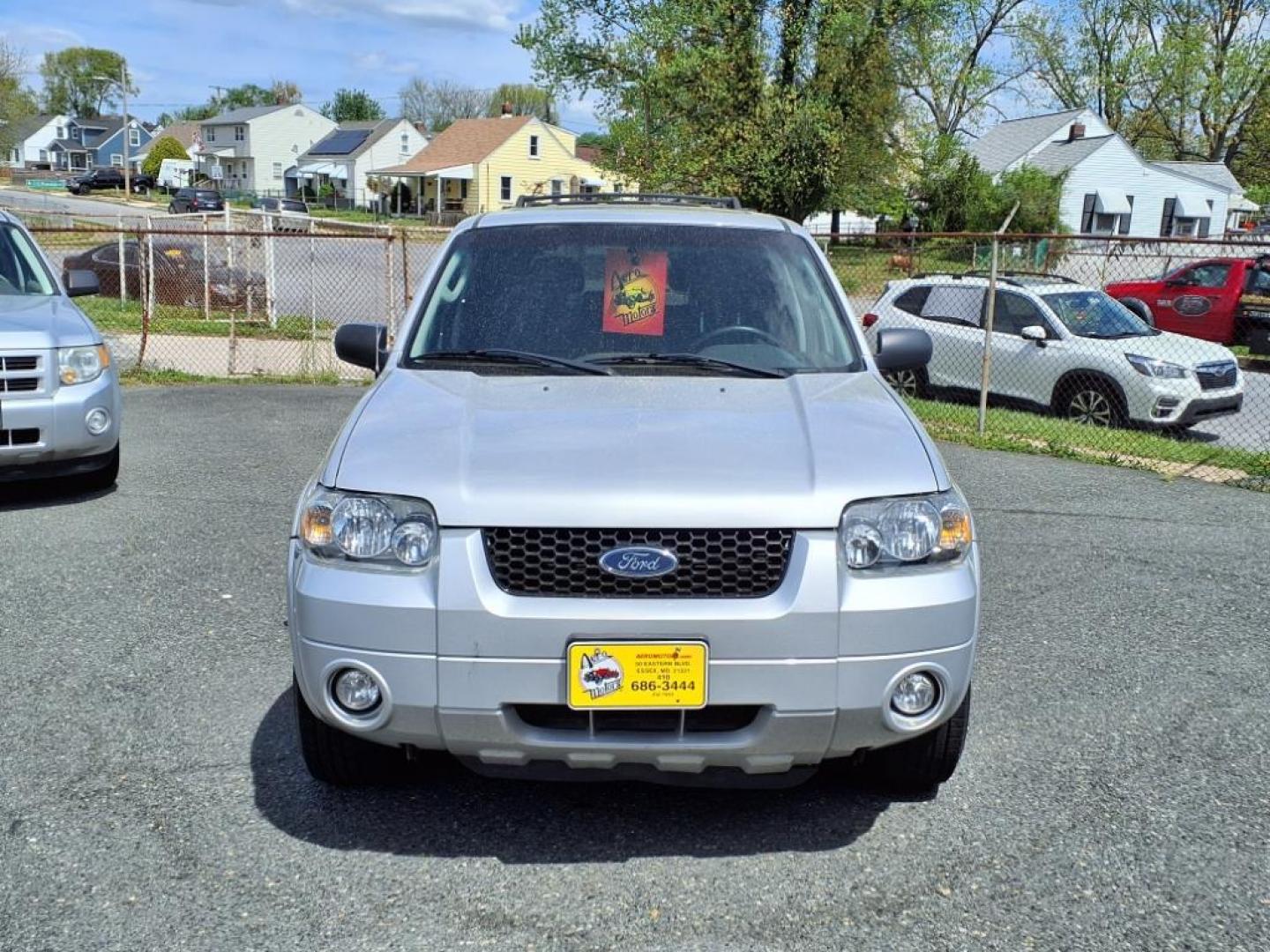 2007 Silver Metallic Clearcoat Ford Escape XLT (1FMYU93137K) with an 3.0L 6 Cylinder Fuel Injected engine, ATAWD transmission, located at 50 Eastern Blvd., Essex, MD, 21221, (410) 686-3444, 39.304367, -76.484947 - Photo#8