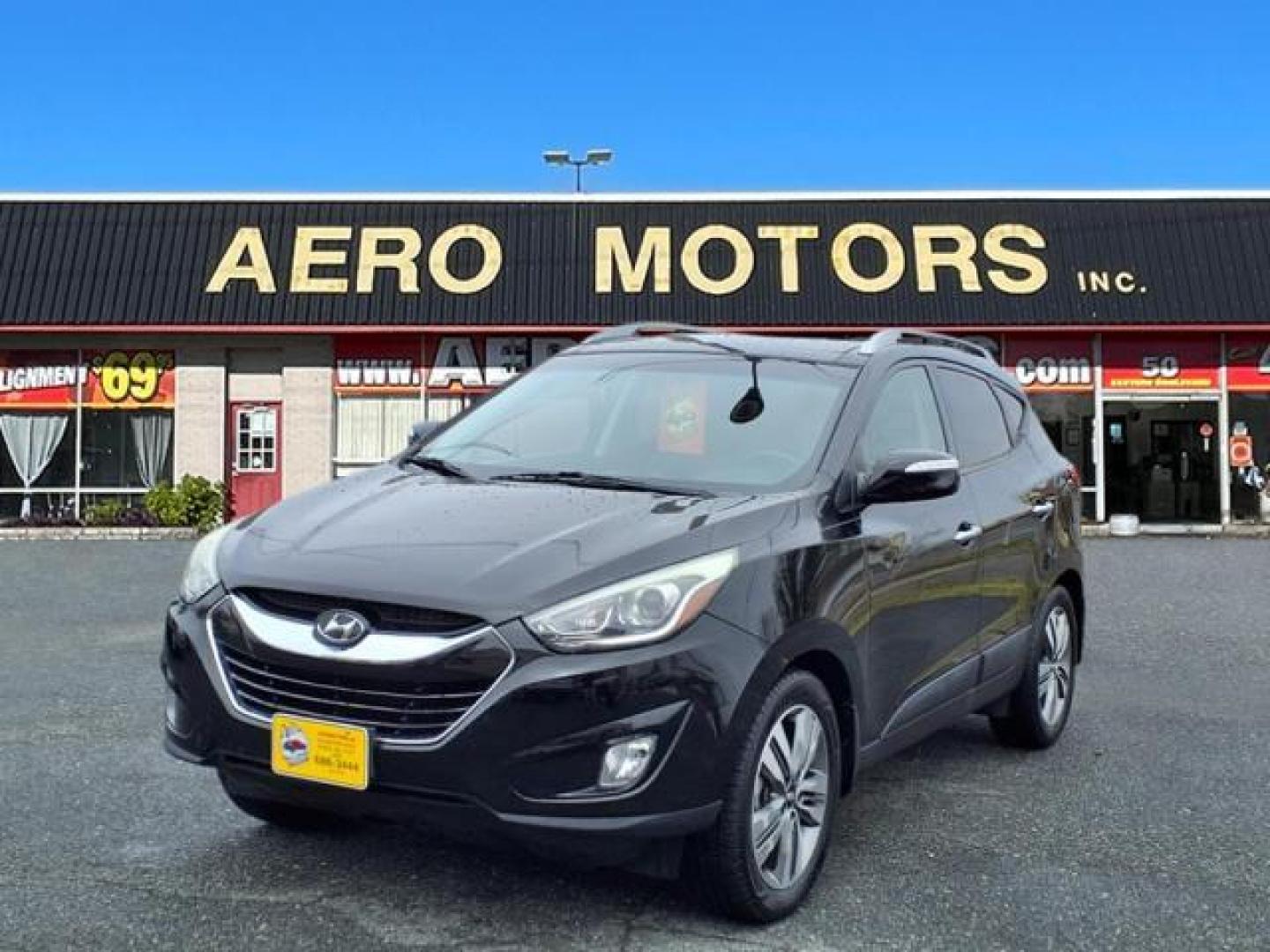 2015 Ash Black Hyundai TUCSON Limited (KM8JUCAG6FU) with an 2.4L 2.4L I4 182hp 177ft. lbs. Fuel Injected engine, 6-Speed Shiftable Automatic transmission, located at 50 Eastern Blvd., Essex, MD, 21221, (410) 686-3444, 39.304367, -76.484947 - Photo#0