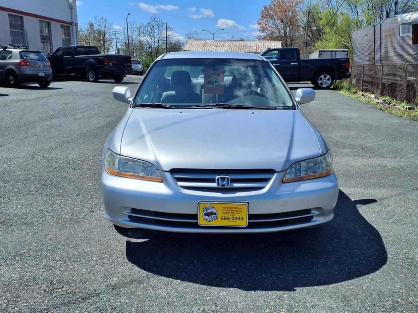 2002 Satin Silver Metallic Honda Accord LX V-6 (1HGCG16402A) with an 3.0L 6 Cylinder Fuel Injected engine, Automatic transmission, located at 50 Eastern Blvd., Essex, MD, 21221, (410) 686-3444, 39.304367, -76.484947 - Photo#7