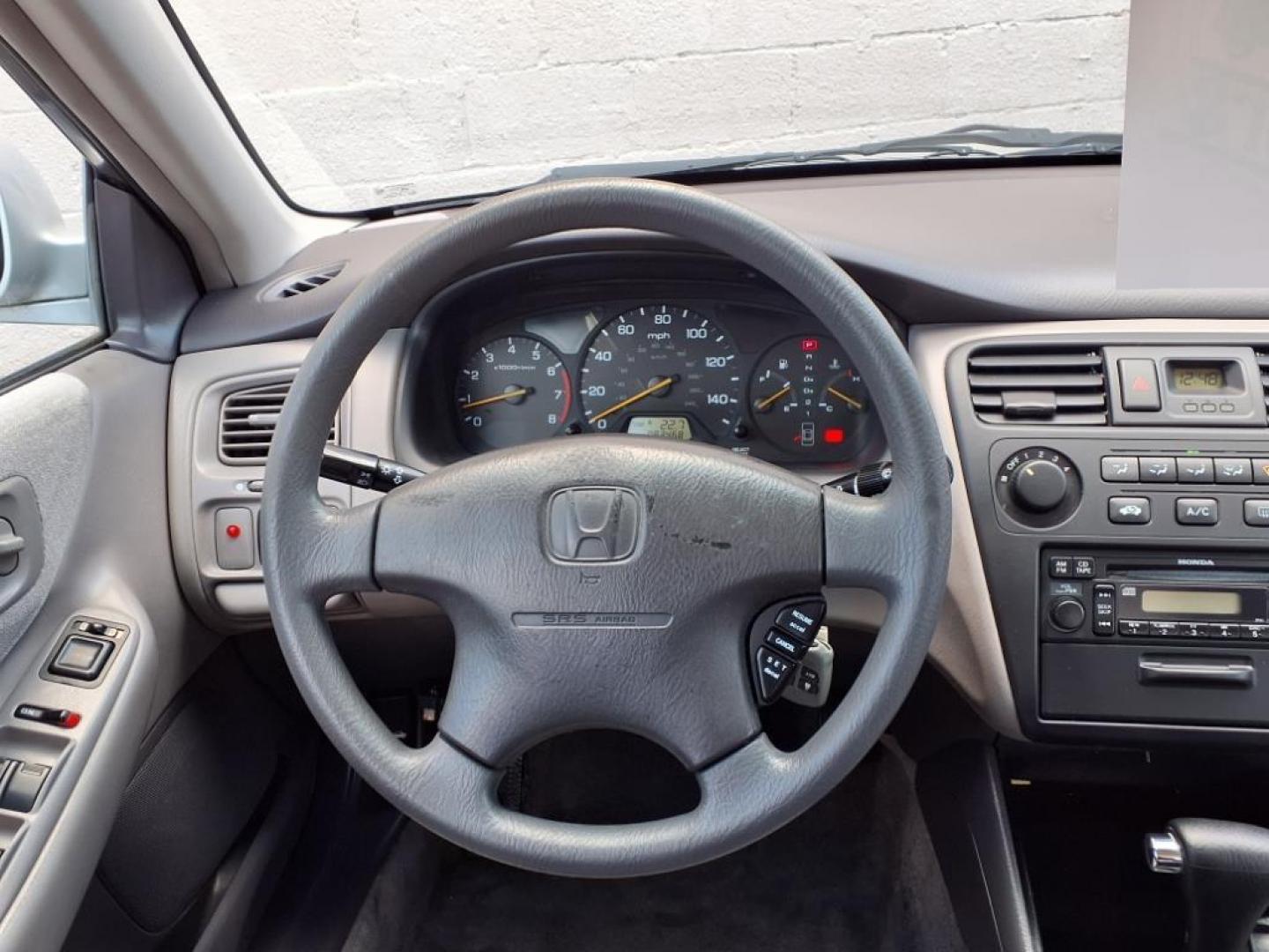 2002 Satin Silver Metallic Honda Accord LX V-6 (1HGCG16402A) with an 3.0L 6 Cylinder Fuel Injected engine, Automatic transmission, located at 50 Eastern Blvd., Essex, MD, 21221, (410) 686-3444, 39.304367, -76.484947 - Photo#13