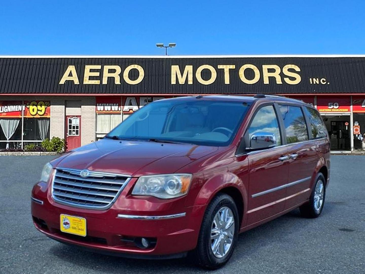 2010 Deep Cherry Red Crystal Pearl Coat Chrysler Town and Country Limited (2A4RR7DX2AR) with an 4.0L 6 Cylinder Sequential-Port F.I. engine, Automatic transmission, located at 50 Eastern Blvd., Essex, MD, 21221, (410) 686-3444, 39.304367, -76.484947 - Photo#0