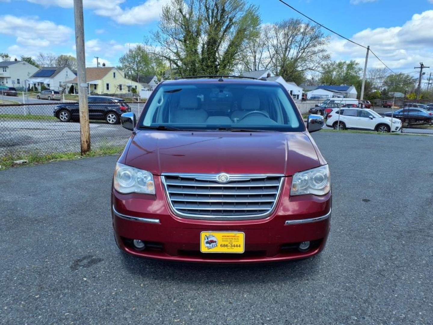 2010 Deep Cherry Red Crystal Pearl Coat Chrysler Town and Country Limited (2A4RR7DX2AR) with an 4.0L 6 Cylinder Sequential-Port F.I. engine, Automatic transmission, located at 50 Eastern Blvd., Essex, MD, 21221, (410) 686-3444, 39.304367, -76.484947 - Photo#8