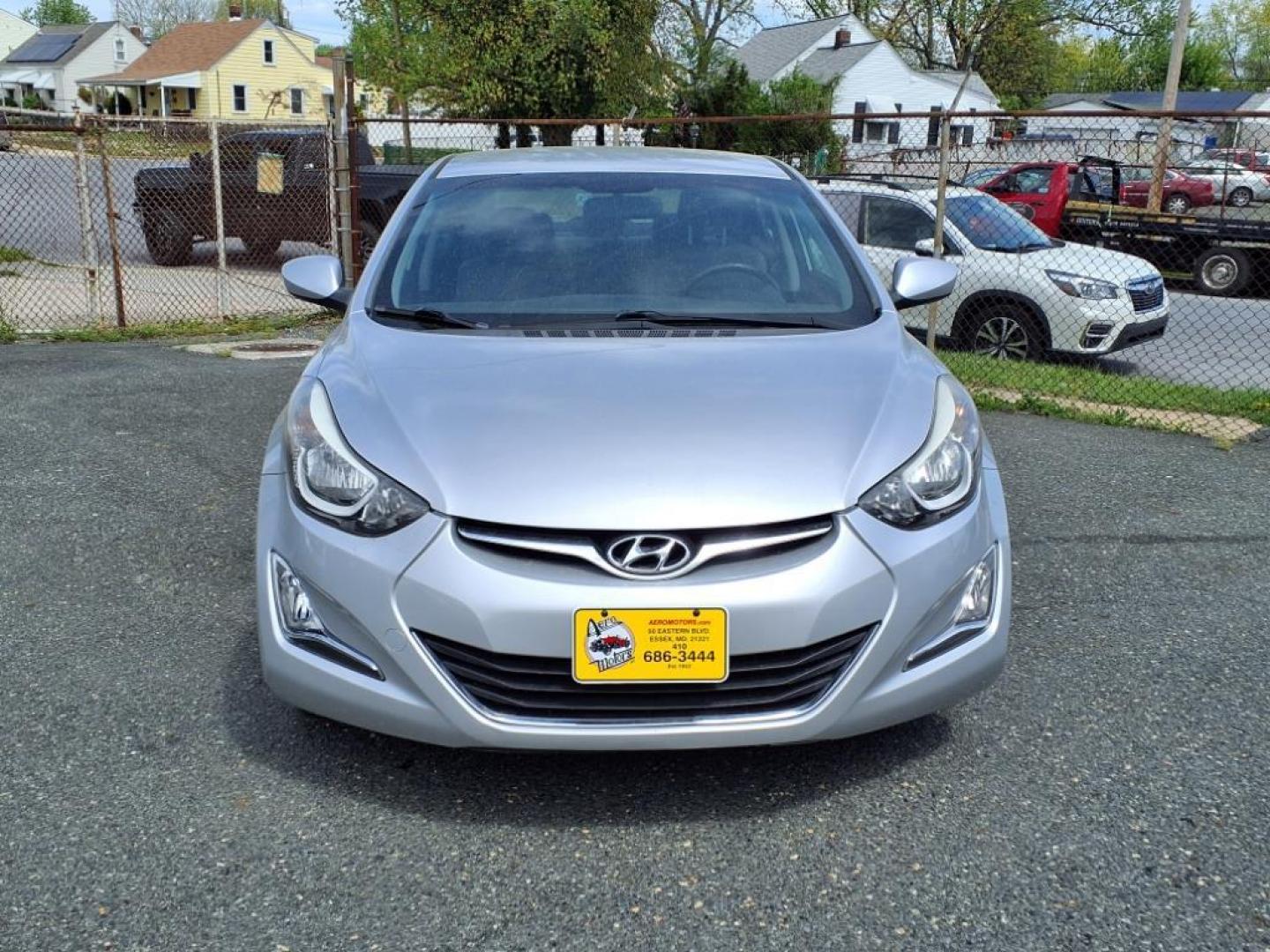 2014 Radiant Silver Hyundai ELANTRA SE (KMHDH4AE8EU) with an 1.8L 1.8L I4 145hp 130ft. lbs. Sequential-Port F.I. engine, 6-Speed Shiftable Automatic transmission, located at 50 Eastern Blvd., Essex, MD, 21221, (410) 686-3444, 39.304367, -76.484947 - Photo#7