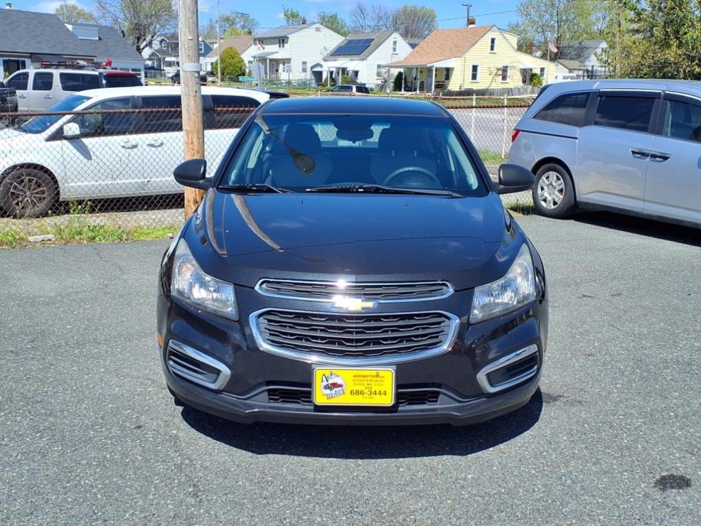 2016 Black Granite Metallic Chevrolet Cruze LS Auto (1G1PC5SH9G7) with an 1.8L Ecotec 1.8L Flex Fuel I4 138hp 125ft. lbs. Sequential-Port F.I. engine, 6-Speed Shiftable Automatic w/Overdrive transmission, located at 50 Eastern Blvd., Essex, MD, 21221, (410) 686-3444, 39.304367, -76.484947 - Photo#7
