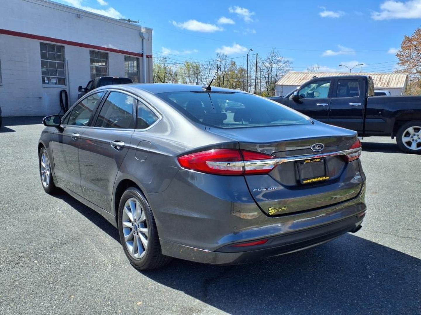 2017 Magnetic Ford Fusion SE (3FA6P0HD3HR) with an 1.5L 4 Cylinder Turbocharged engine, Automatic transmission, located at 50 Eastern Blvd., Essex, MD, 21221, (410) 686-3444, 39.304367, -76.484947 - Photo#2