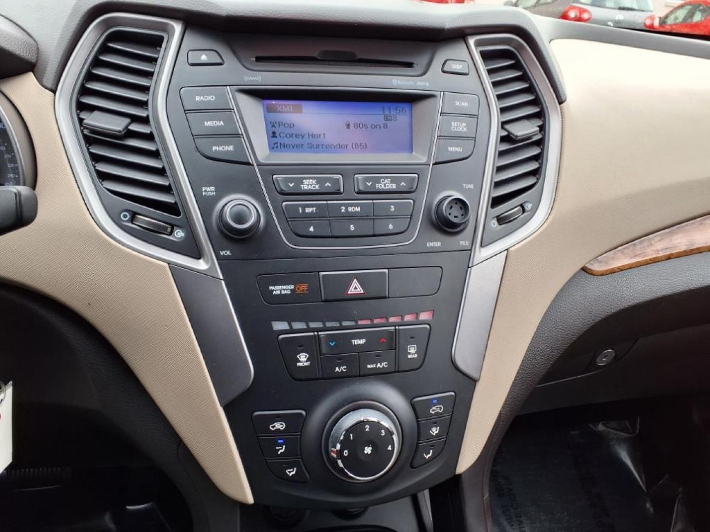 2013 Mineral Gray Hyundai SANTA FE Sport 2.4L (5XYZU3LB0DG) with an 2.4L 2.4L I4 190hp 181ft. lbs. Fuel Injected engine, 6-Speed Shiftable Automatic transmission, located at 50 Eastern Blvd., Essex, MD, 21221, (410) 686-3444, 39.304367, -76.484947 - Photo#20