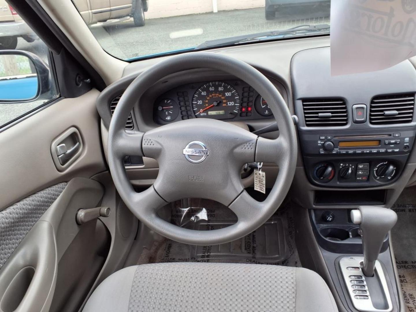2004 Vibrant Blue Nissan Sentra 1.8 S (3N1CB51DX4L) with an 1.8L 1L NA I4 double overhead cam (DOHC) 16V Fuel Injected engine, Automatic transmission, located at 50 Eastern Blvd., Essex, MD, 21221, (410) 686-3444, 39.304367, -76.484947 - Photo#10