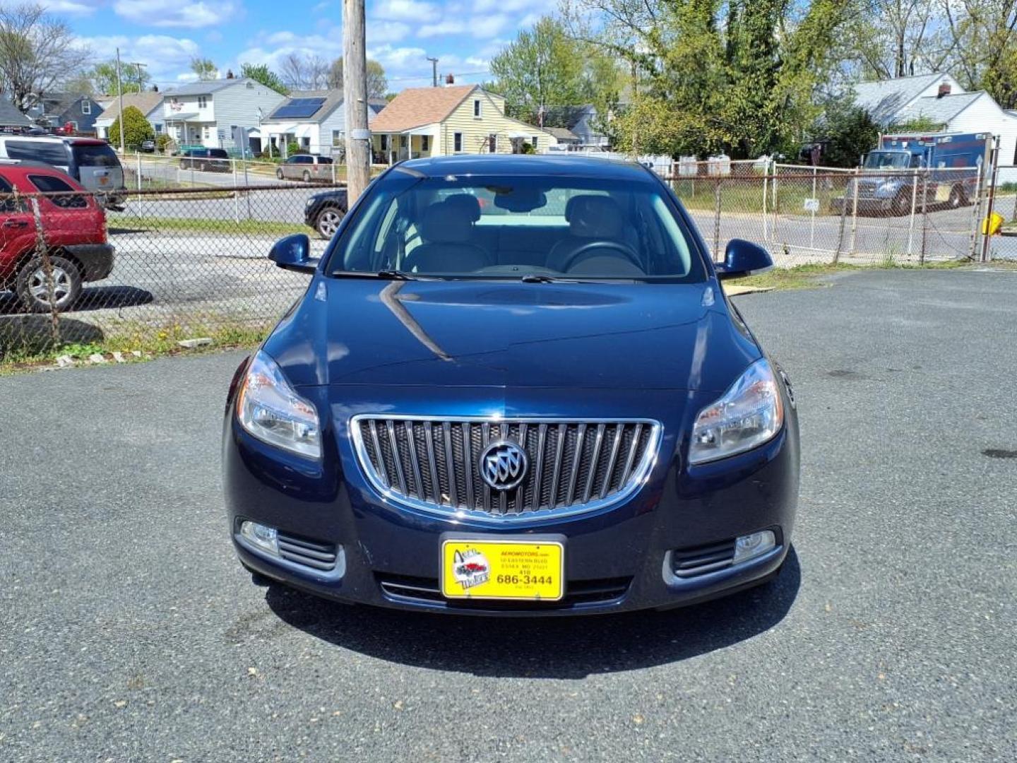 2012 Midnight Blue Metallic Buick Regal Base (2G4GR5EK8C9) with an 2.4L 4 Cylinder Fuel Injected engine, 4CYL transmission, located at 50 Eastern Blvd., Essex, MD, 21221, (410) 686-3444, 39.304367, -76.484947 - Photo#7
