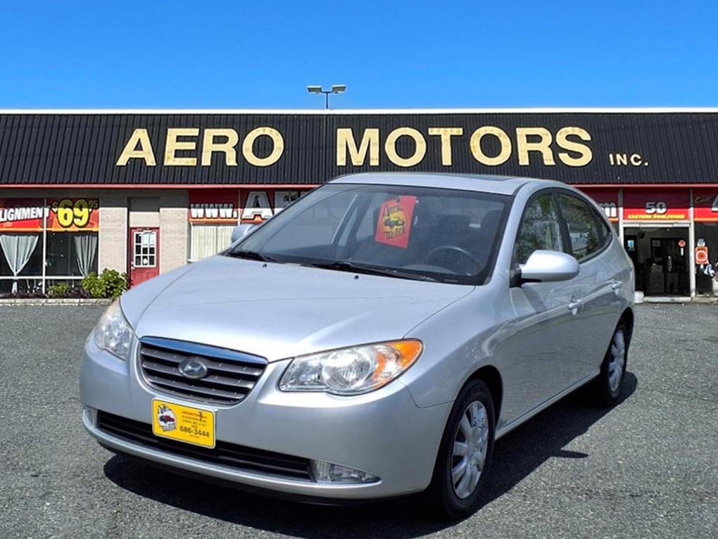 2009 Liquid Silver Hyundai ELANTRA GLS (KMHDU46D89U) with an 2.0L 2.0L I4 138hp 136ft. lbs. Sequential-Port F.I. engine, 4-Speed Automatic transmission, located at 50 Eastern Blvd., Essex, MD, 21221, (410) 686-3444, 39.304367, -76.484947 - Photo#0