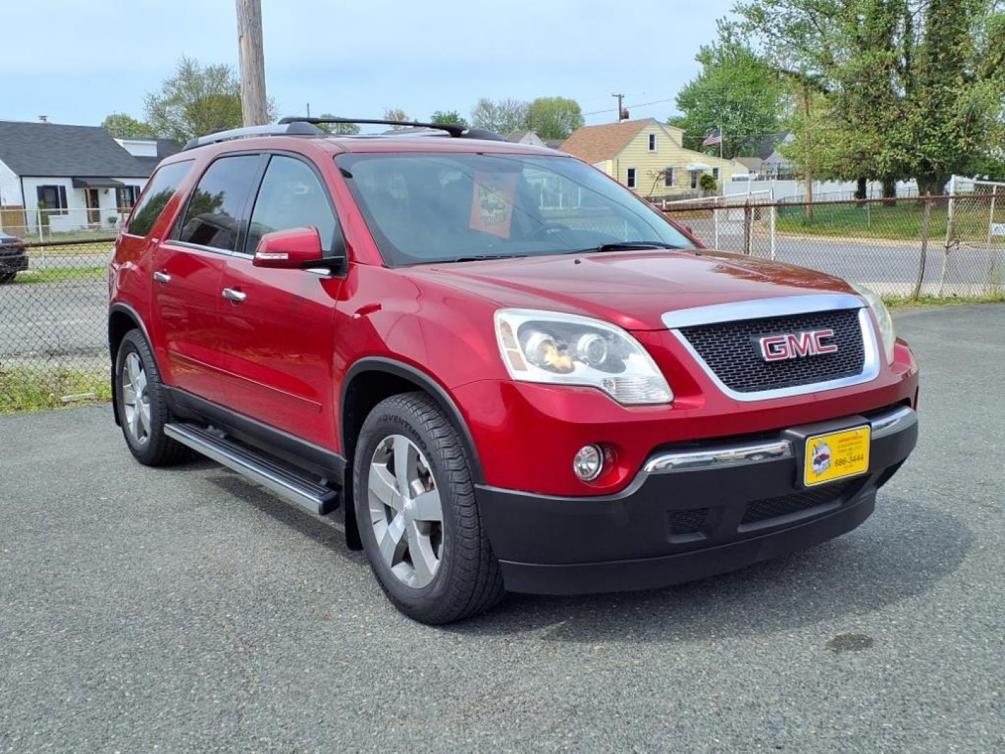 2012 Red GMC Acadia SLT-1 (1GKKRREDXCJ) with an 3.6L 6 Cylinder Fuel Injected engine, Automatic transmission, located at 50 Eastern Blvd., Essex, MD, 21221, (410) 686-3444, 39.304367, -76.484947 - Photo#7