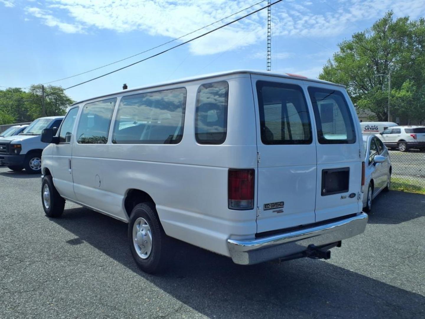 2010 Oxford White Ford E-Series E-350 SD XLT (1FBSS3BL7AD) with an 5.4L Triton 5.4L Flex Fuel V8 255hp 350ft. lbs. Sequential-Port F.I. engine, 4-Speed Automatic transmission, located at 50 Eastern Blvd., Essex, MD, 21221, (410) 686-3444, 39.304367, -76.484947 - Photo#2