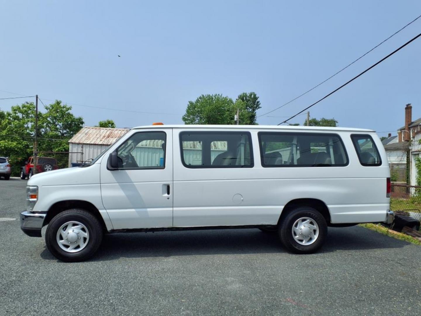 2012 White Ford E-Series E-350 SD XLT (1FBSS3BL8CD) with an 5.4L 8 Cylinder Sequential-Port F.I. engine, Automatic transmission, located at 50 Eastern Blvd., Essex, MD, 21221, (410) 686-3444, 39.304367, -76.484947 - Photo#1