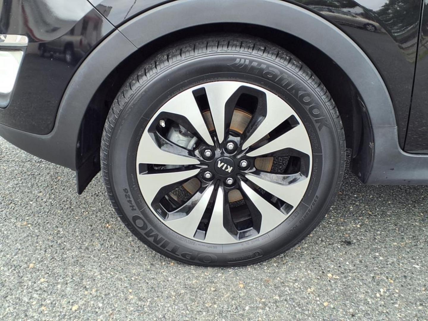 2012 Black Kia Sportage SX (KNDPC3A68C7) with an 2.0L 2.0L Turbo I4 260hp 269ft. lbs. Turbocharged engine, 6-Speed Automatic Sportmatic transmission, located at 50 Eastern Blvd., Essex, MD, 21221, (410) 686-3444, 39.304367, -76.484947 - Photo#9