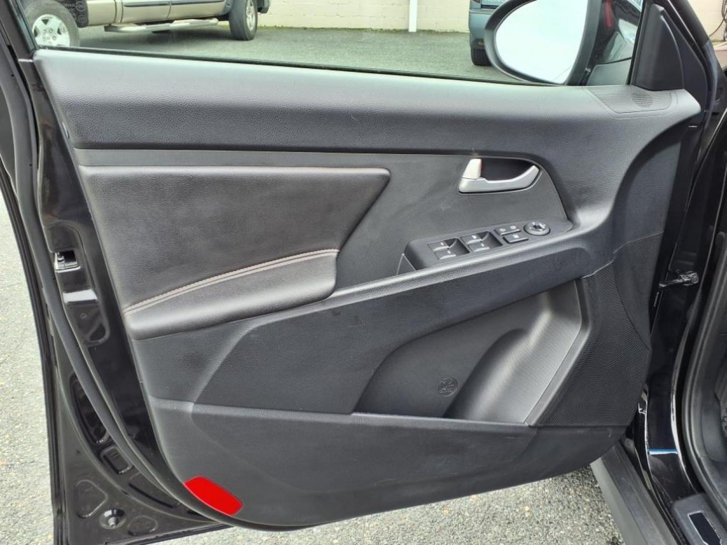 2012 Black Kia Sportage SX (KNDPC3A68C7) with an 2.0L 2.0L Turbo I4 260hp 269ft. lbs. Turbocharged engine, 6-Speed Automatic Sportmatic transmission, located at 50 Eastern Blvd., Essex, MD, 21221, (410) 686-3444, 39.304367, -76.484947 - Photo#10