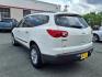2012 White Chevrolet Traverse LS (1GNKVFED0CJ) with an 3.6L 3.6L V6 281hp 266ft. lbs. Fuel Injected engine, 6-Speed Shiftable Automatic transmission, located at 50 Eastern Blvd., Essex, MD, 21221, (410) 686-3444, 39.304367, -76.484947 - Photo#2
