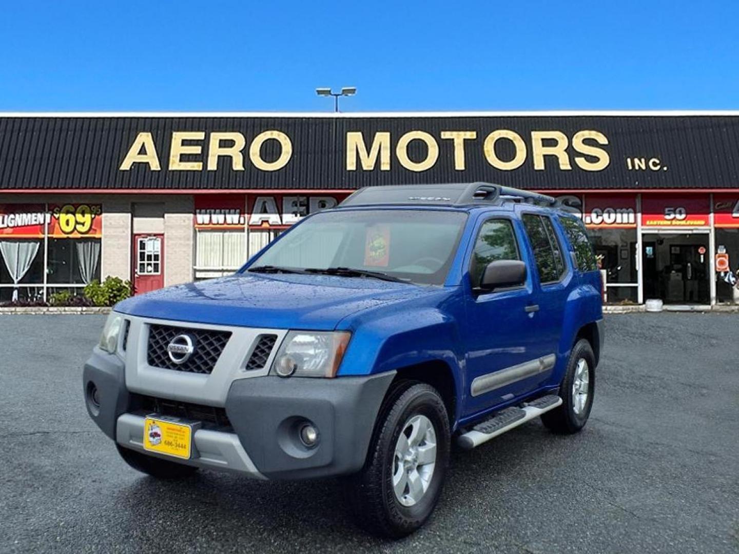 2012 Metallic Blue Nissan Xterra S (5N1AN0NU7CN) with an 4.0L 4.0L V6 261hp 281ft. lbs. Fuel Injected engine, 5-Speed Automatic transmission, located at 50 Eastern Blvd., Essex, MD, 21221, (410) 686-3444, 39.304367, -76.484947 - Photo#0