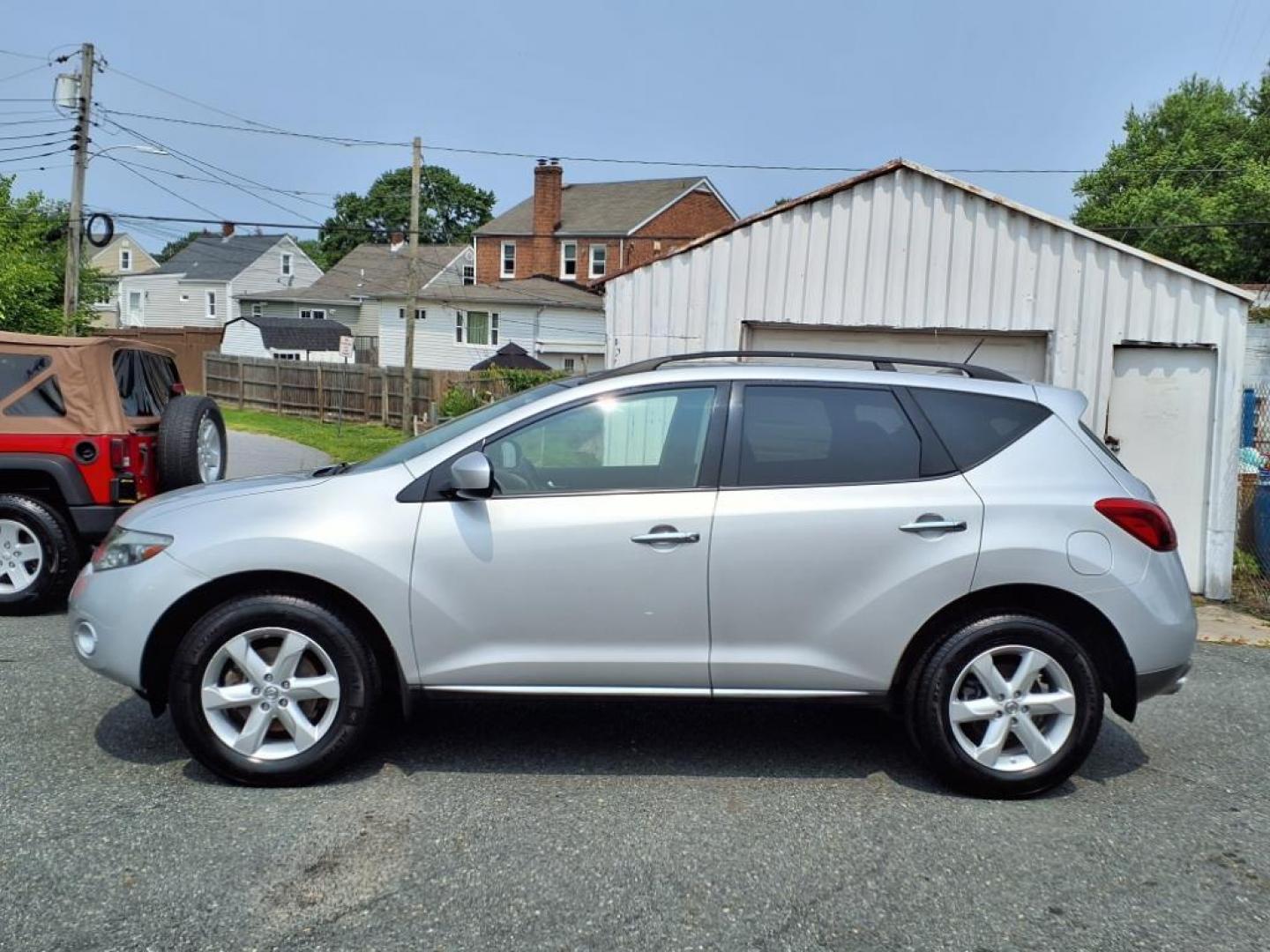 2009 Brilliant Silver Metallic Nissan Murano SL (JN8AZ18U79W) with an 3.5L 3.5L V6 265hp 248ft. lbs. Fuel Injected engine, CVT transmission, located at 50 Eastern Blvd., Essex, MD, 21221, (410) 686-3444, 39.304367, -76.484947 - Photo#1