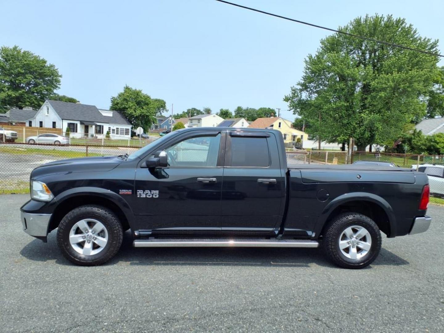 2016 Black Forest Green Pearl Coat RAM 1500 Outdoorsman (1C6RR7GT3GS) with an 5.7L HEMI 5.7L V8 395hp 410ft. lbs. Sequential-Port F.I. engine, 8-Speed Shiftable Automatic transmission, located at 50 Eastern Blvd., Essex, MD, 21221, (410) 686-3444, 39.304367, -76.484947 - Photo#1