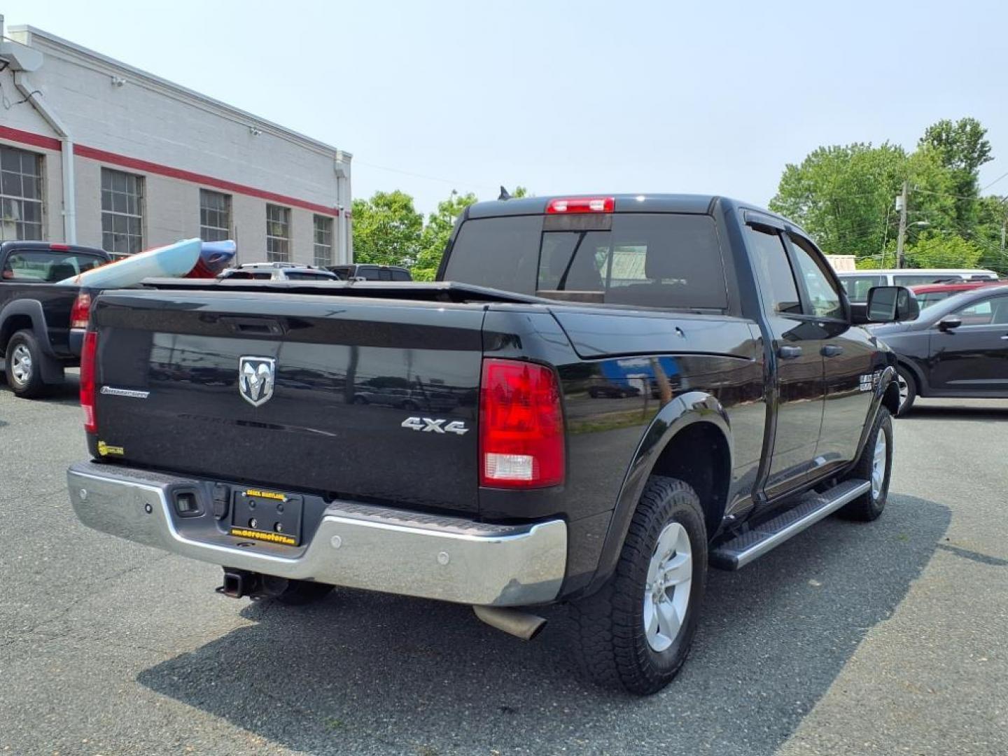 2016 Black Forest Green Pearl Coat RAM 1500 Outdoorsman (1C6RR7GT3GS) with an 5.7L HEMI 5.7L V8 395hp 410ft. lbs. Sequential-Port F.I. engine, 8-Speed Shiftable Automatic transmission, located at 50 Eastern Blvd., Essex, MD, 21221, (410) 686-3444, 39.304367, -76.484947 - Photo#4