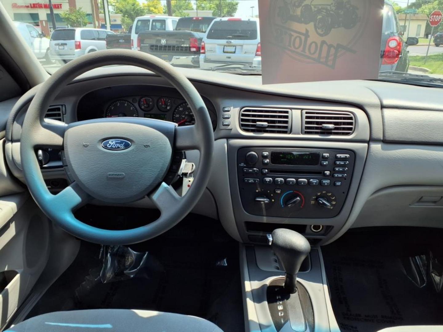 2005 Blue Ford Taurus SE (1FAHP53285A) with an 3.0L 6 Cylinder Fuel Injected engine, Automatic transmission, located at 50 Eastern Blvd., Essex, MD, 21221, (410) 686-3444, 39.304367, -76.484947 - Photo#14