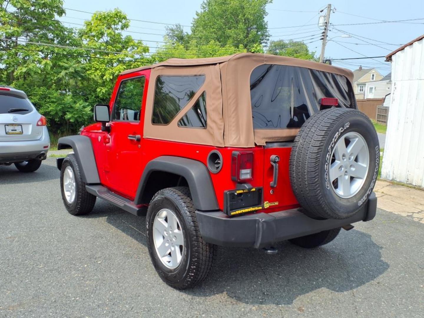 2017 Firecracker Red Clear Coat Jeep Wrangler Sport (1C4GJWAG3HL) with an 3.6L 3.6L V6 285hp 260ft. lbs. Sequential-Port F.I. engine, Automatic transmission, located at 50 Eastern Blvd., Essex, MD, 21221, (410) 686-3444, 39.304367, -76.484947 - Photo#2