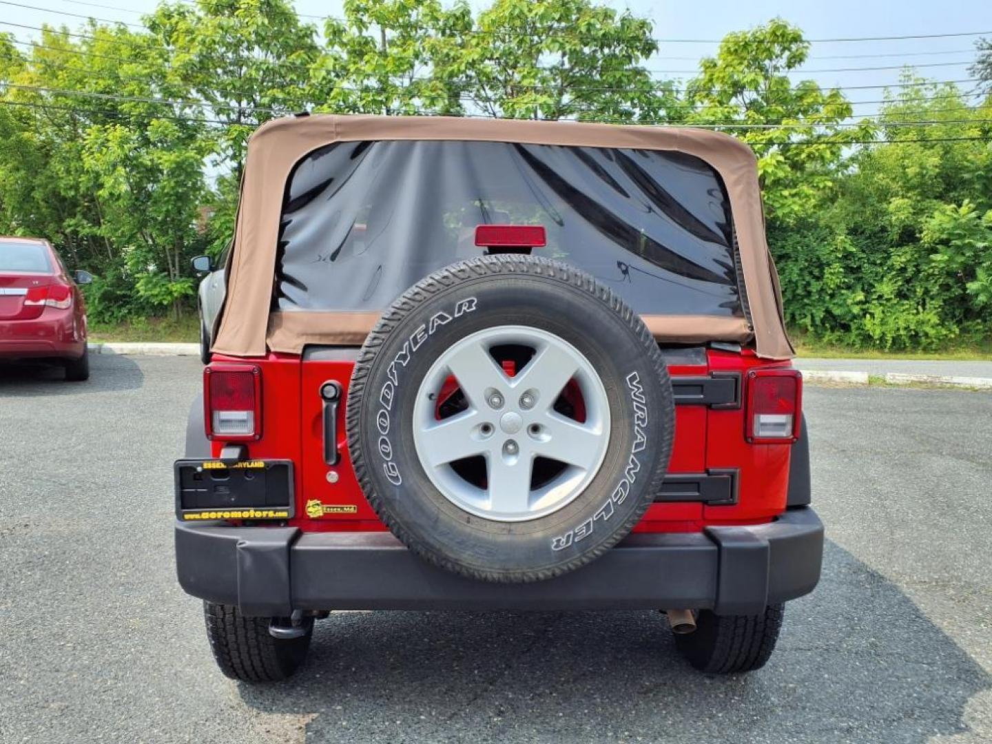 2017 Firecracker Red Clear Coat Jeep Wrangler Sport (1C4GJWAG3HL) with an 3.6L 3.6L V6 285hp 260ft. lbs. Sequential-Port F.I. engine, Automatic transmission, located at 50 Eastern Blvd., Essex, MD, 21221, (410) 686-3444, 39.304367, -76.484947 - Photo#3