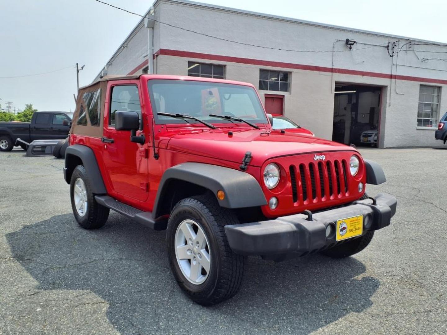 2017 Firecracker Red Clear Coat Jeep Wrangler Sport (1C4GJWAG3HL) with an 3.6L 3.6L V6 285hp 260ft. lbs. Sequential-Port F.I. engine, Automatic transmission, located at 50 Eastern Blvd., Essex, MD, 21221, (410) 686-3444, 39.304367, -76.484947 - Photo#7