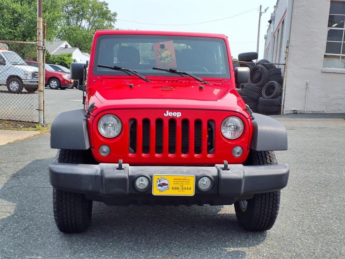 2017 Firecracker Red Clear Coat Jeep Wrangler Sport (1C4GJWAG3HL) with an 3.6L 3.6L V6 285hp 260ft. lbs. Sequential-Port F.I. engine, Automatic transmission, located at 50 Eastern Blvd., Essex, MD, 21221, (410) 686-3444, 39.304367, -76.484947 - Photo#8