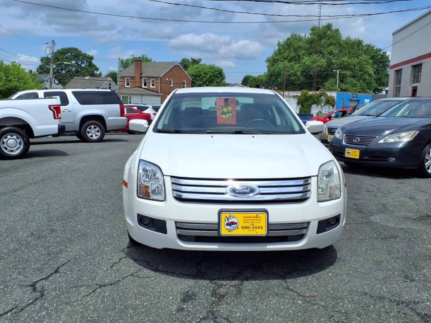 2008 White Suede Clearcoat Ford Fusion I4 SE (3FAHP07Z68R) with an 2.3L 2.3L I4 160hp 156ft. lbs. Sequential Fuel Injection engine, Automatic transmission, located at 50 Eastern Blvd., Essex, MD, 21221, (410) 686-3444, 39.304367, -76.484947 - Photo#7
