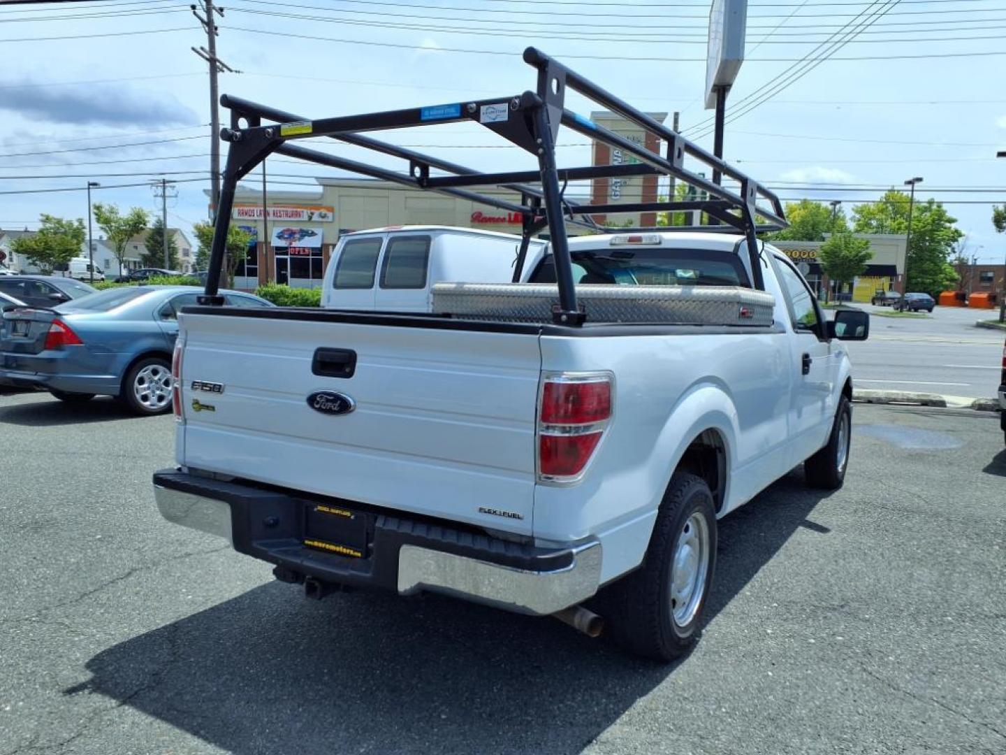 2014 Oxford White Ford F-150 XL (1FTMF1CM0EK) with an 3.7L 3.7L Flex Fuel V6 302hp 278ft. lbs. Sequential-Port F.I. engine, 6-Speed Automatic transmission, located at 50 Eastern Blvd., Essex, MD, 21221, (410) 686-3444, 39.304367, -76.484947 - Photo#4