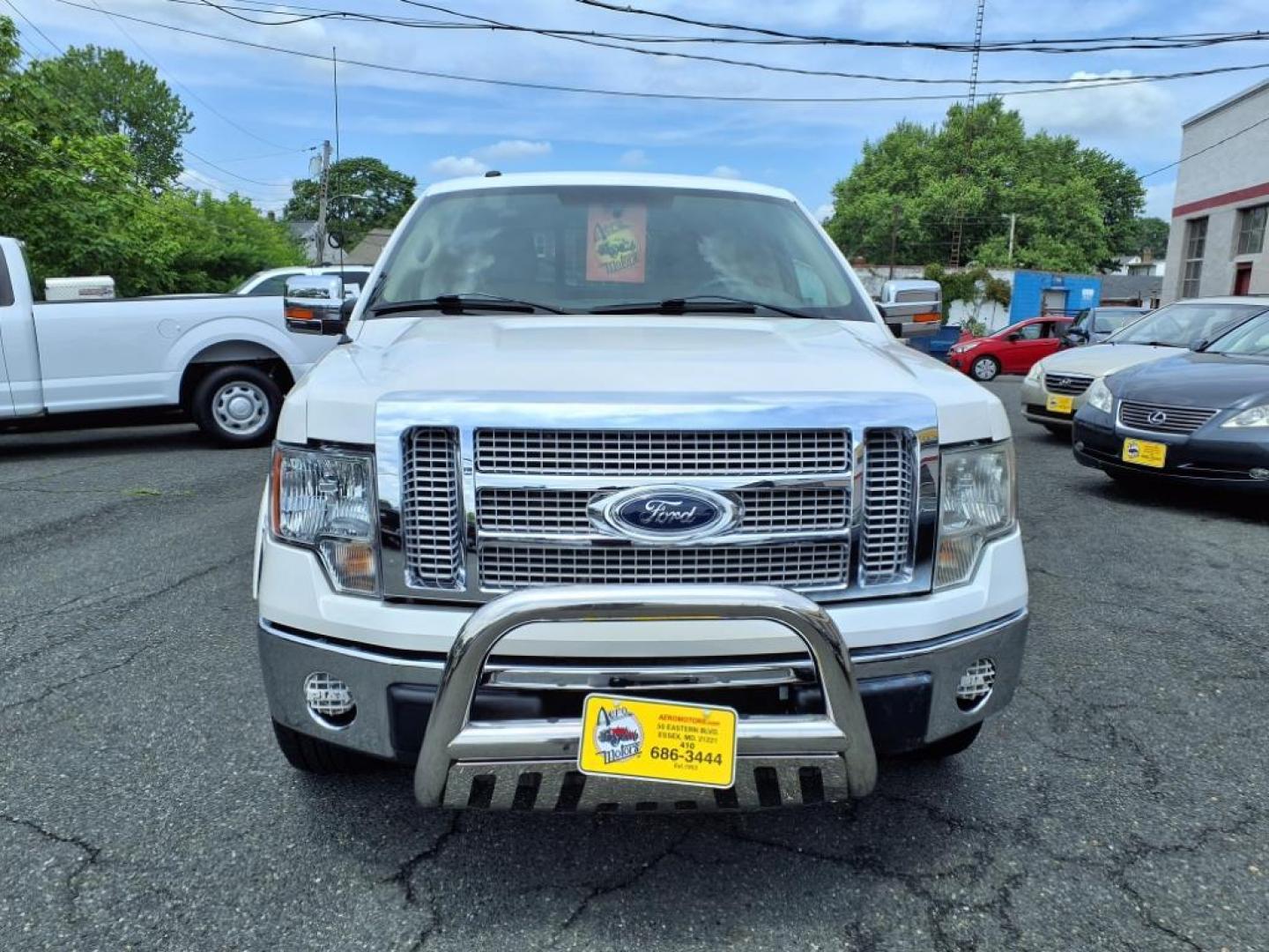 2010 Oxford White Ford F-150 Lariat (1FTFW1CV8AF) with an 5.4L Triton 5.4L Flex Fuel V8 320hp 390ft. lbs. Sequential-Port F.I. engine, 6-Speed Automatic transmission, located at 50 Eastern Blvd., Essex, MD, 21221, (410) 686-3444, 39.304367, -76.484947 - Photo#7