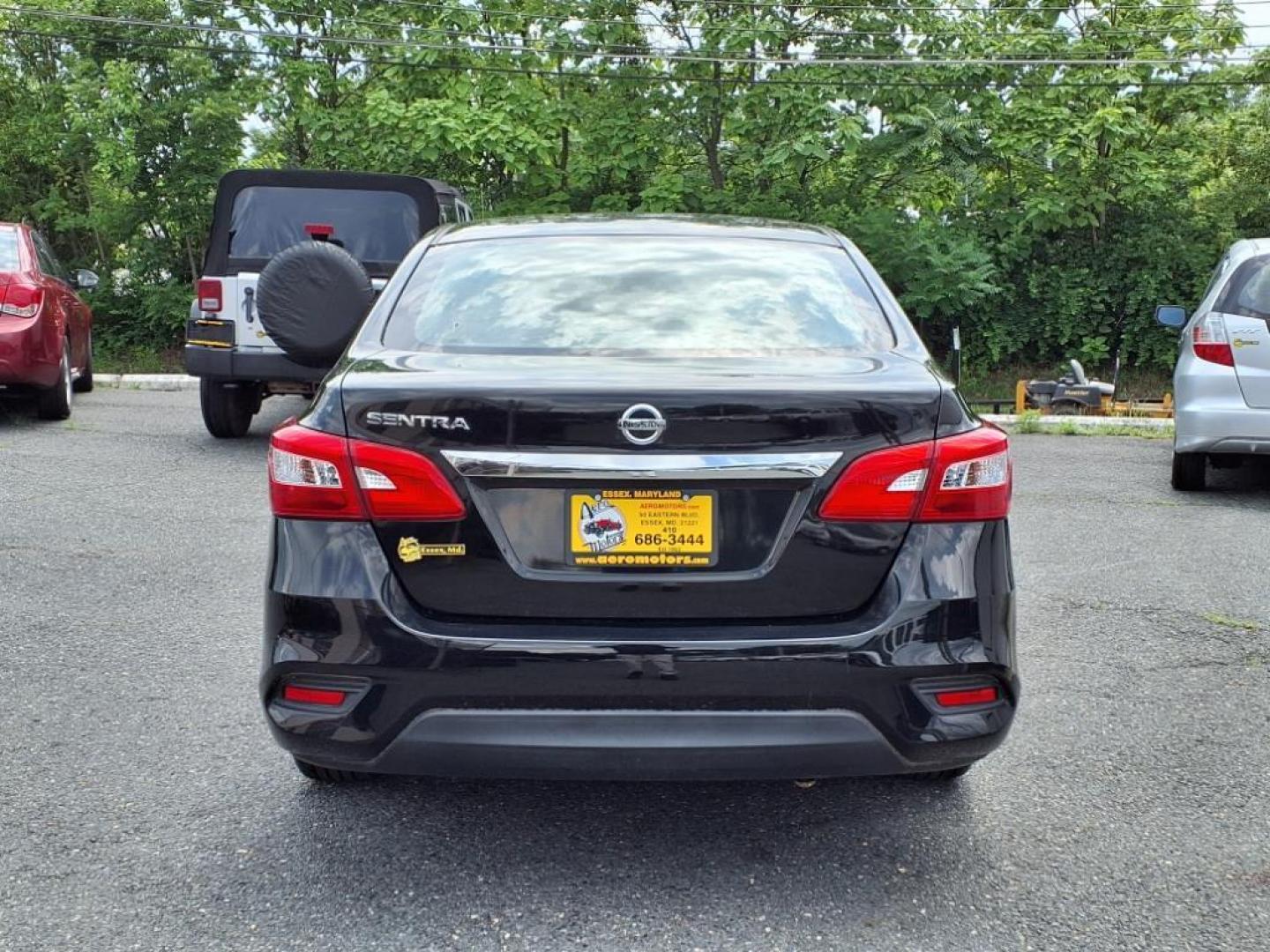 2016 Super Black Nissan Sentra S (3N1AB7AP1GY) with an 1.8L 1.8L I4 130hp 128ft. lbs. Sequential-Port F.I. engine, CVT transmission, located at 50 Eastern Blvd., Essex, MD, 21221, (410) 686-3444, 39.304367, -76.484947 - Photo#3