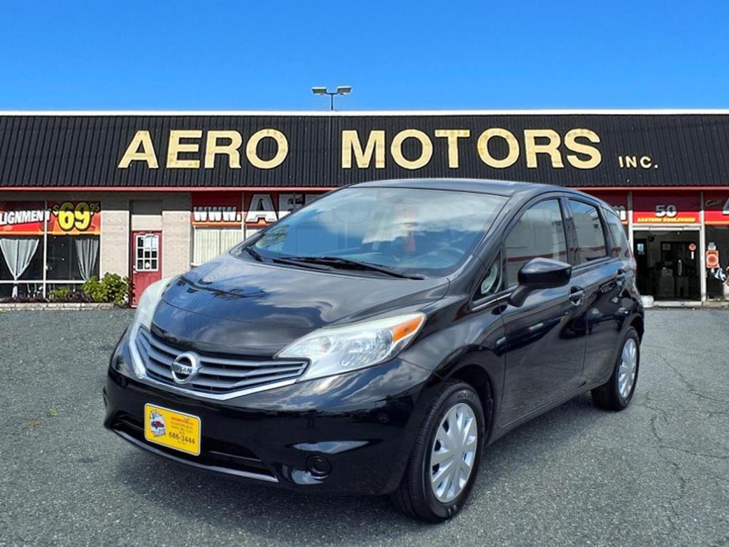 2016 Super Black Nissan Versa Note SV (3N1CE2CP7GL) with an 1.6L 1.6L I4 109hp 107ft. lbs. Sequential-Port F.I. engine, CVT transmission, located at 50 Eastern Blvd., Essex, MD, 21221, (410) 686-3444, 39.304367, -76.484947 - Photo#0
