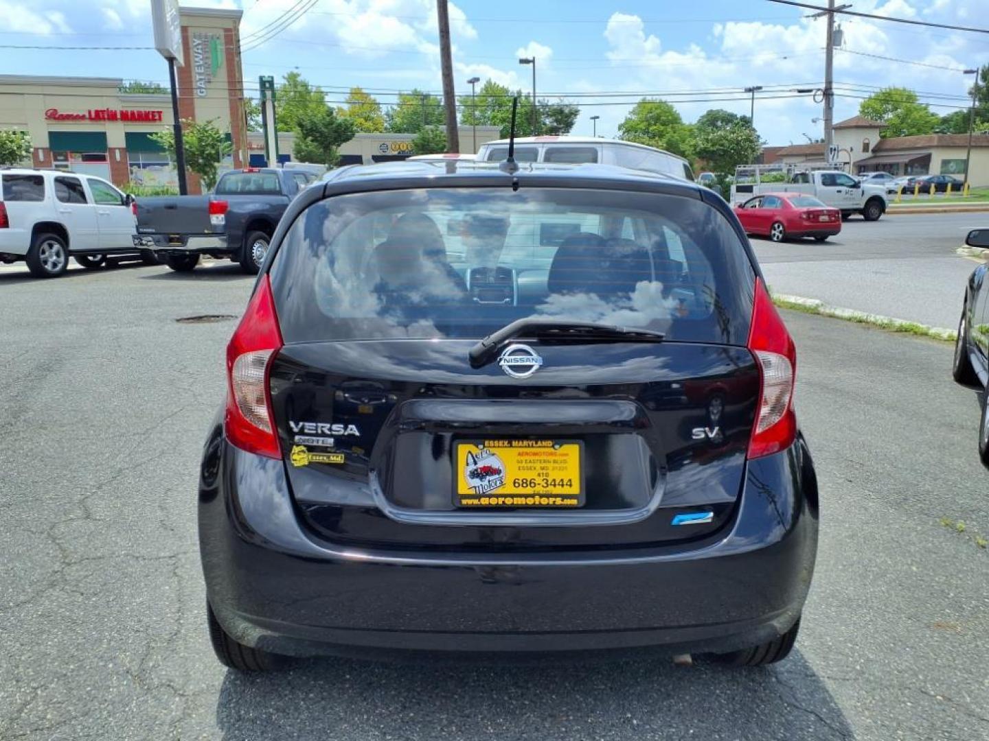 2016 Super Black Nissan Versa Note SV (3N1CE2CP7GL) with an 1.6L 1.6L I4 109hp 107ft. lbs. Sequential-Port F.I. engine, CVT transmission, located at 50 Eastern Blvd., Essex, MD, 21221, (410) 686-3444, 39.304367, -76.484947 - Photo#3