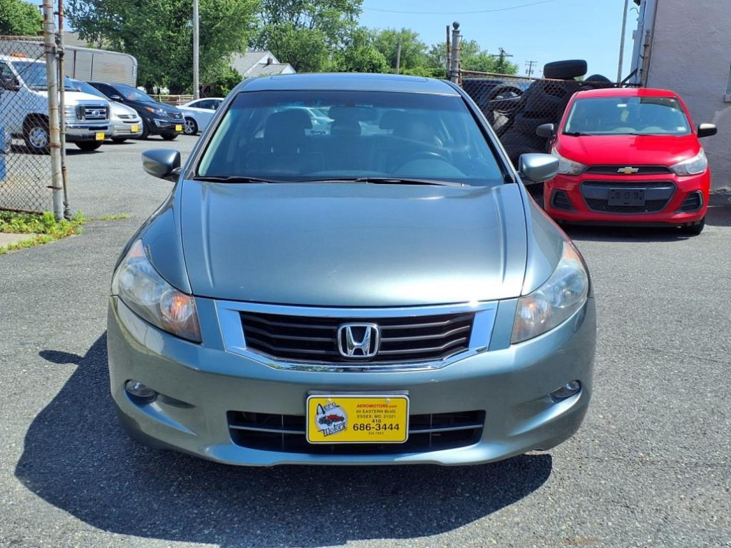 2009 Mystic Green Metallic Honda Accord EX-L V6 w/Navi (1HGCP368X9A) with an 3.5L 3.5L V6 271hp 254ft. lbs. Sequential-Port F.I. engine, 5-Speed Automatic transmission, located at 50 Eastern Blvd., Essex, MD, 21221, (410) 686-3444, 39.304367, -76.484947 - Photo#6