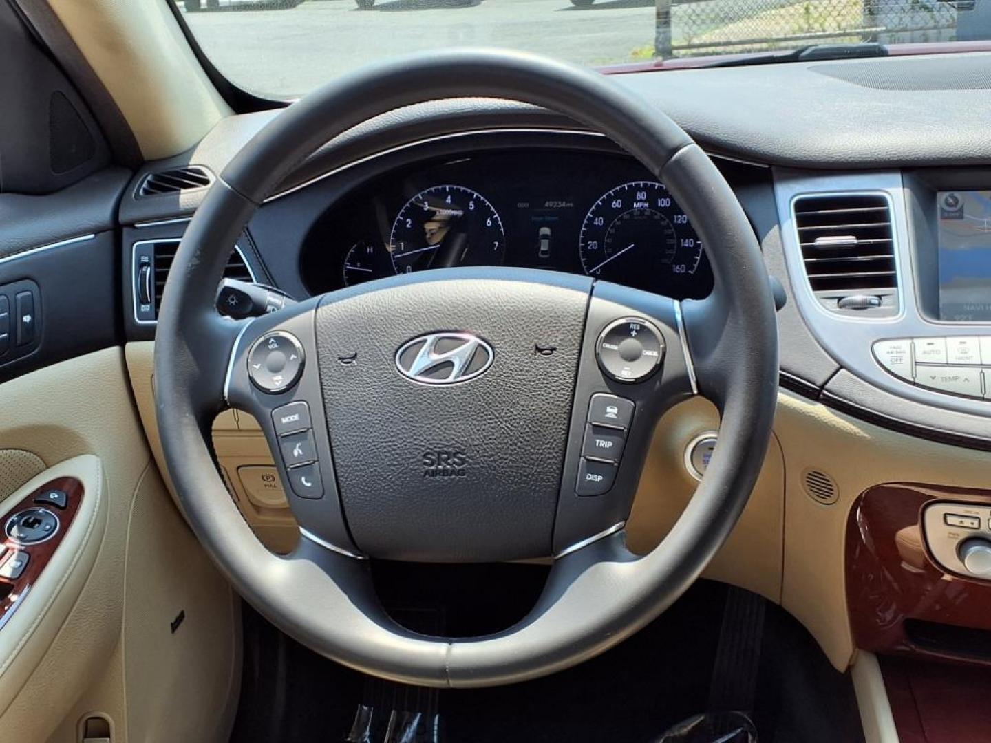 2013 Red Hyundai Genesis (KMHGC4DD2DU) with an 3.8L 6 Cylinder Fuel Injected engine, V6 transmission, located at 50 Eastern Blvd., Essex, MD, 21221, (410) 686-3444, 39.304367, -76.484947 - Photo#13