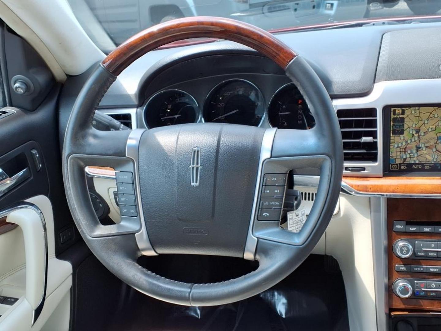 2010 Sangria Red Clearcoat Metallic Lincoln MKZ Base (3LNHL2JC6AR) with an 3.5L Duratec 3.5L V6 263hp 249ft. lbs. Sequential-Port F.I. engine, 6-Speed Shiftable Automatic transmission, located at 50 Eastern Blvd., Essex, MD, 21221, (410) 686-3444, 39.304367, -76.484947 - Photo#13
