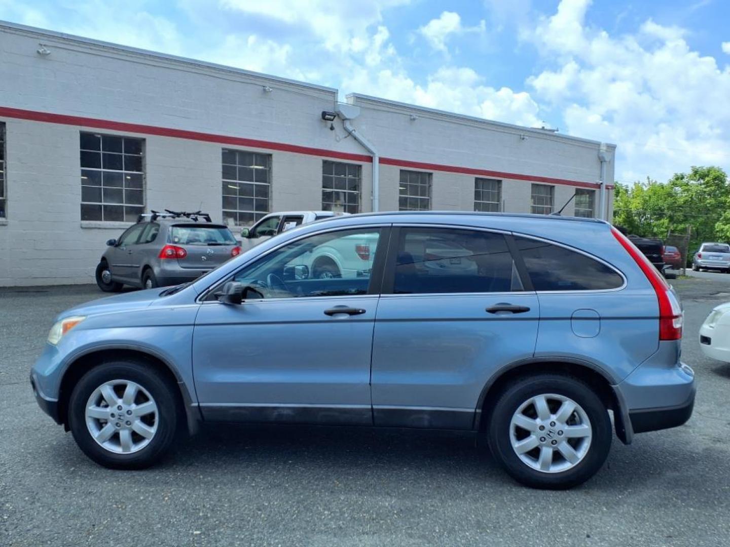 2008 Glacier Blue Metallic Honda CR-V EX (5J6RE48538L) with an 2.4L 2.4L I4 166hp 161ft. lbs. Sequential-Port F.I. engine, 5-Speed Automatic transmission, located at 50 Eastern Blvd., Essex, MD, 21221, (410) 686-3444, 39.304367, -76.484947 - Photo#1