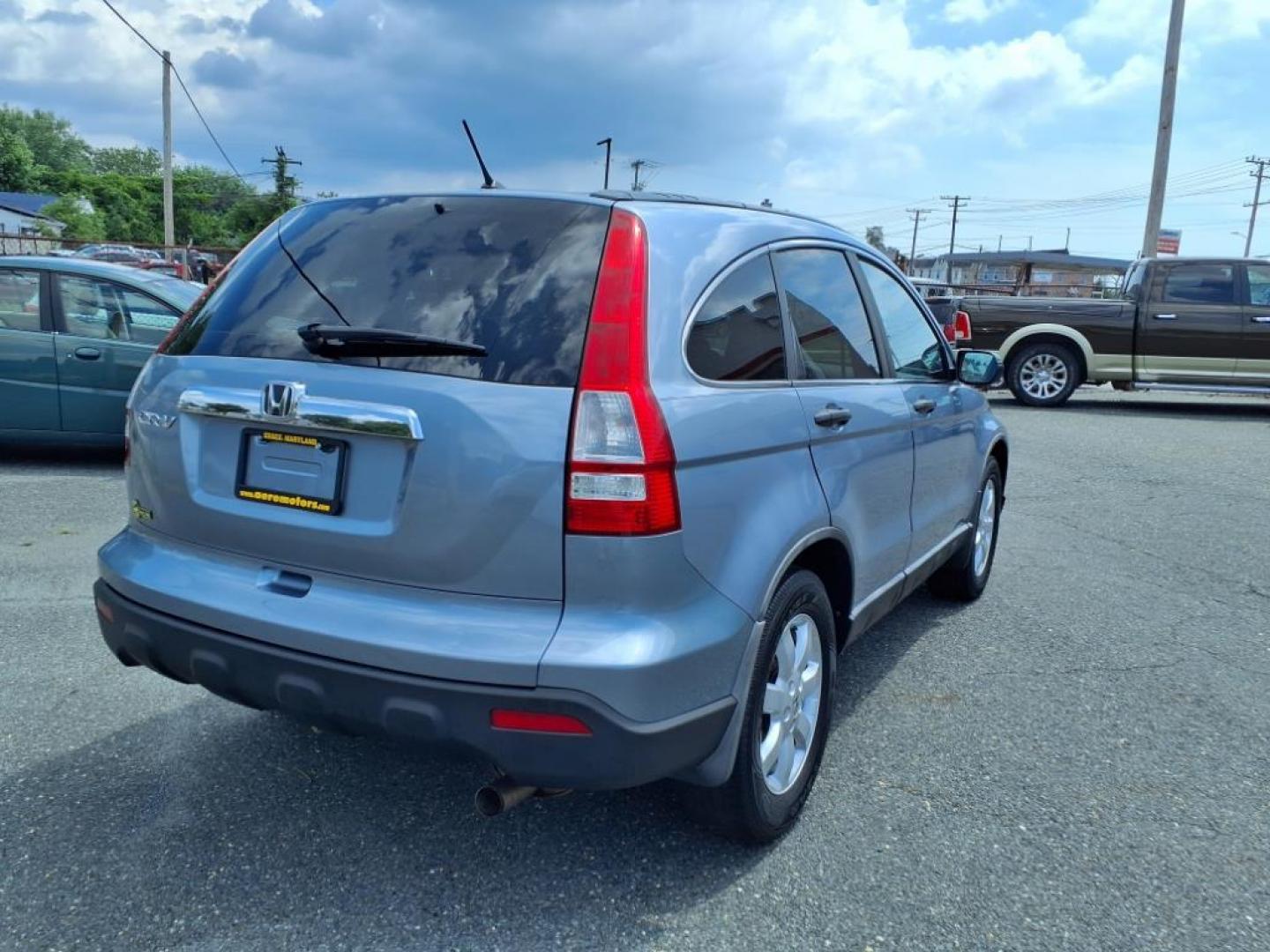 2008 Glacier Blue Metallic Honda CR-V EX (5J6RE48538L) with an 2.4L 2.4L I4 166hp 161ft. lbs. Sequential-Port F.I. engine, 5-Speed Automatic transmission, located at 50 Eastern Blvd., Essex, MD, 21221, (410) 686-3444, 39.304367, -76.484947 - Photo#5