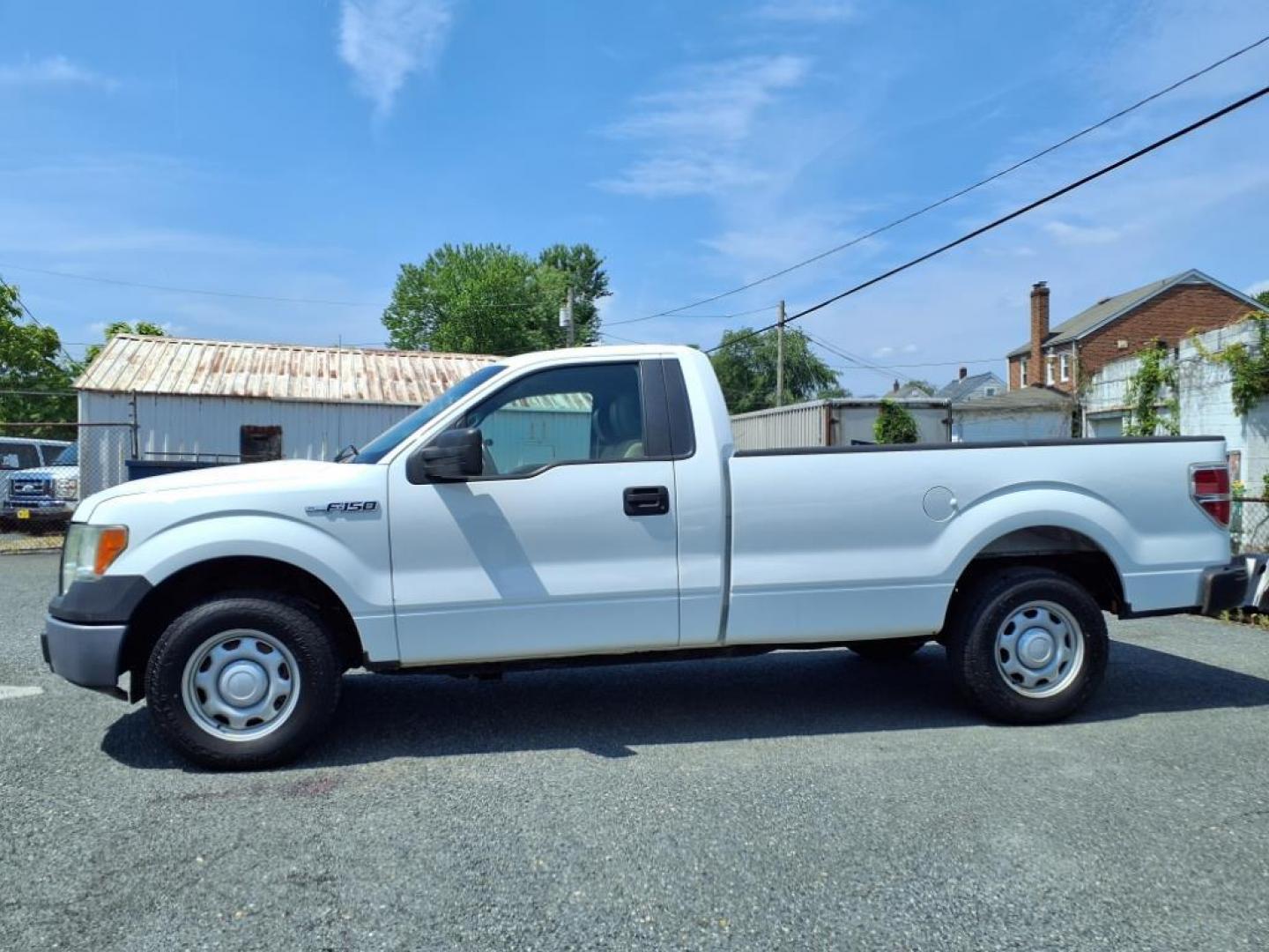 2010 Oxford White Ford F-150 XL (1FTMF1CW9AK) with an 4.6L 4.6L V8 248hp 294ft. lbs. Sequential-Port F.I. engine, 4-Speed Automatic transmission, located at 50 Eastern Blvd., Essex, MD, 21221, (410) 686-3444, 39.304367, -76.484947 - Photo#1