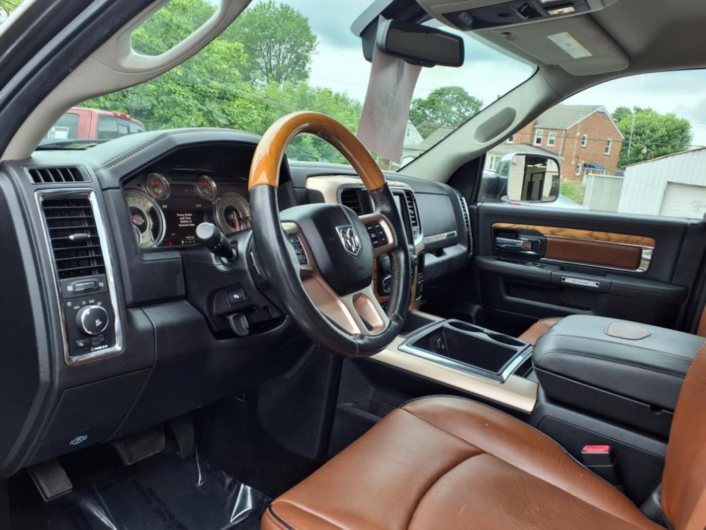 2013 Mineral Gray Metallic Clear Coat RAM 1500 Laramie Longhorn (1C6RR7WT7DS) with an 5.7L HEMI 5.7L V8 395hp 407ft. lbs. Sequential-Port F.I. engine, Automatic transmission, located at 50 Eastern Blvd., Essex, MD, 21221, (410) 686-3444, 39.304367, -76.484947 - Photo#9