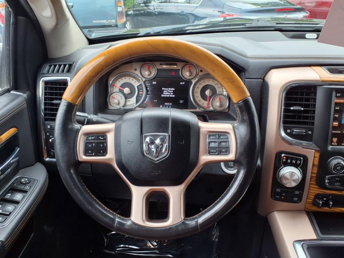 2013 Mineral Gray Metallic Clear Coat RAM 1500 Laramie Longhorn (1C6RR7WT7DS) with an 5.7L HEMI 5.7L V8 395hp 407ft. lbs. Sequential-Port F.I. engine, Automatic transmission, located at 50 Eastern Blvd., Essex, MD, 21221, (410) 686-3444, 39.304367, -76.484947 - Photo#12