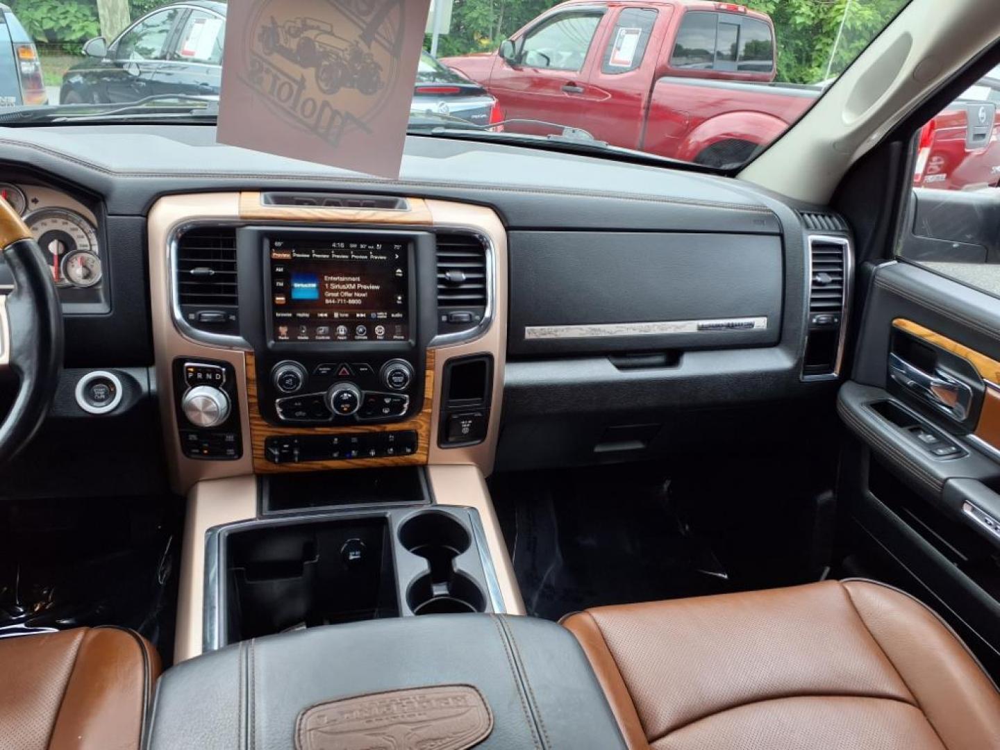 2013 Mineral Gray Metallic Clear Coat RAM 1500 Laramie Longhorn (1C6RR7WT7DS) with an 5.7L HEMI 5.7L V8 395hp 407ft. lbs. Sequential-Port F.I. engine, Automatic transmission, located at 50 Eastern Blvd., Essex, MD, 21221, (410) 686-3444, 39.304367, -76.484947 - Photo#14